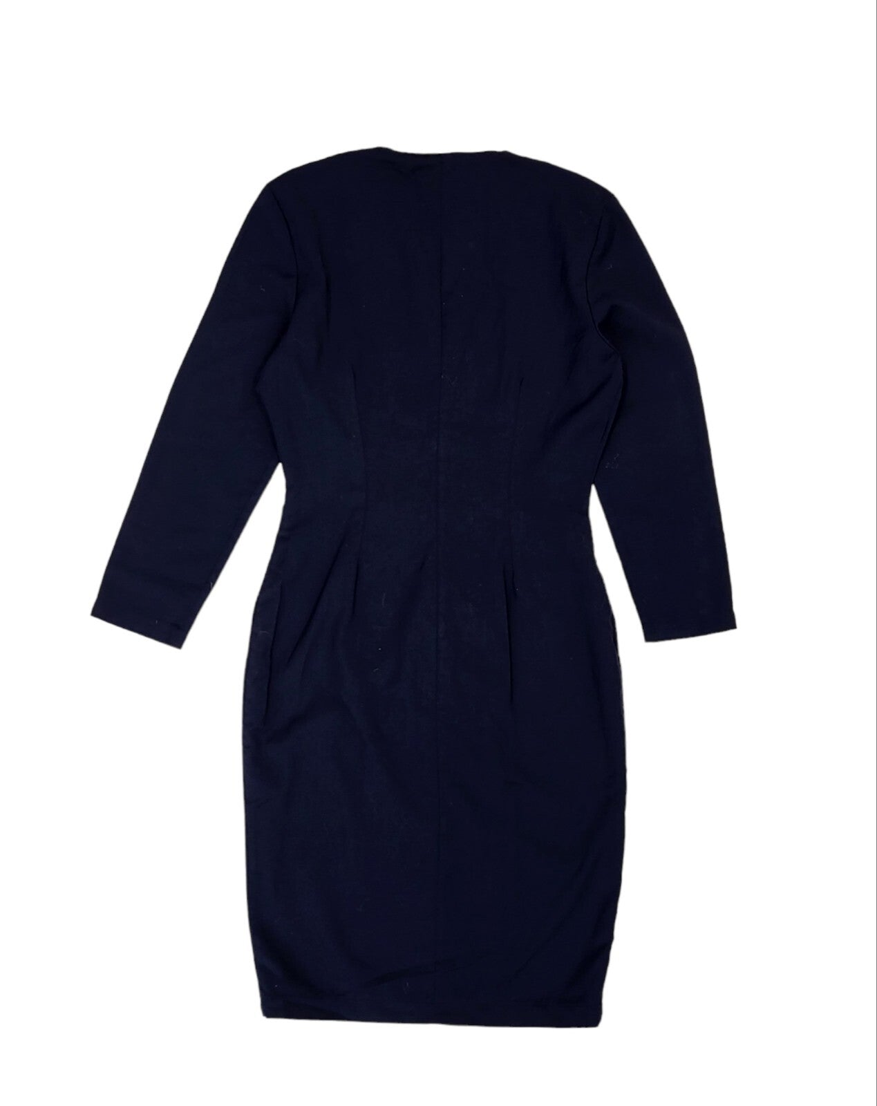 90s Vintage Charlotte Halton Buttoned Slim Fit Daywear Dress Women's Size 12