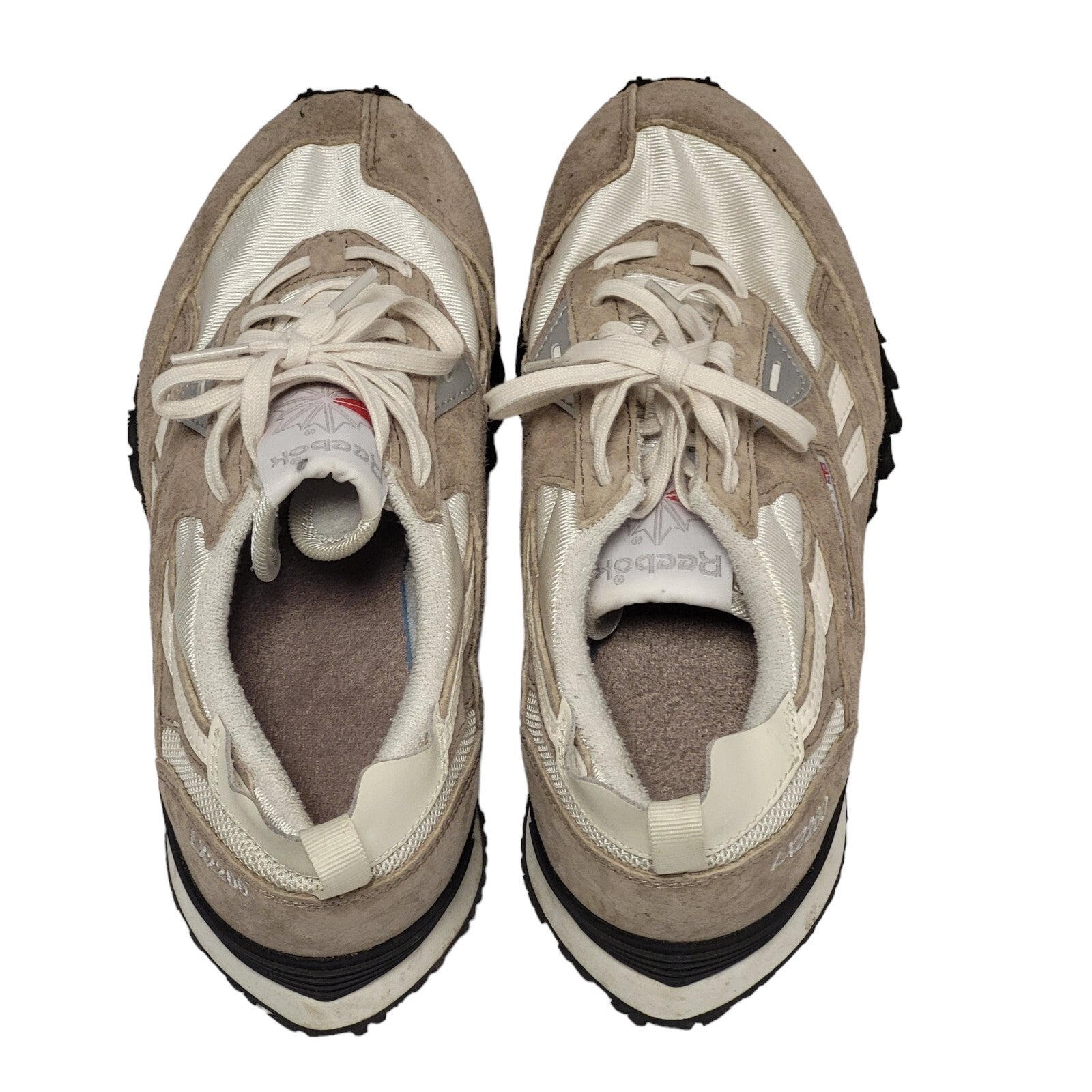 Reebok LX2200 Archive Pack Beige Lace-up Sports Casual Trainers Women's Size 6