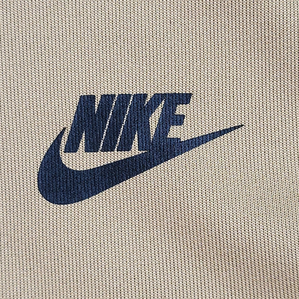 Nike Brown Sports Long Sleeve Y2K Drawstring  Hoodie UK Men's Size L