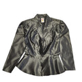 Clock House 90s Vintage Grey Button Dress Jacket Uk Women's Size 12