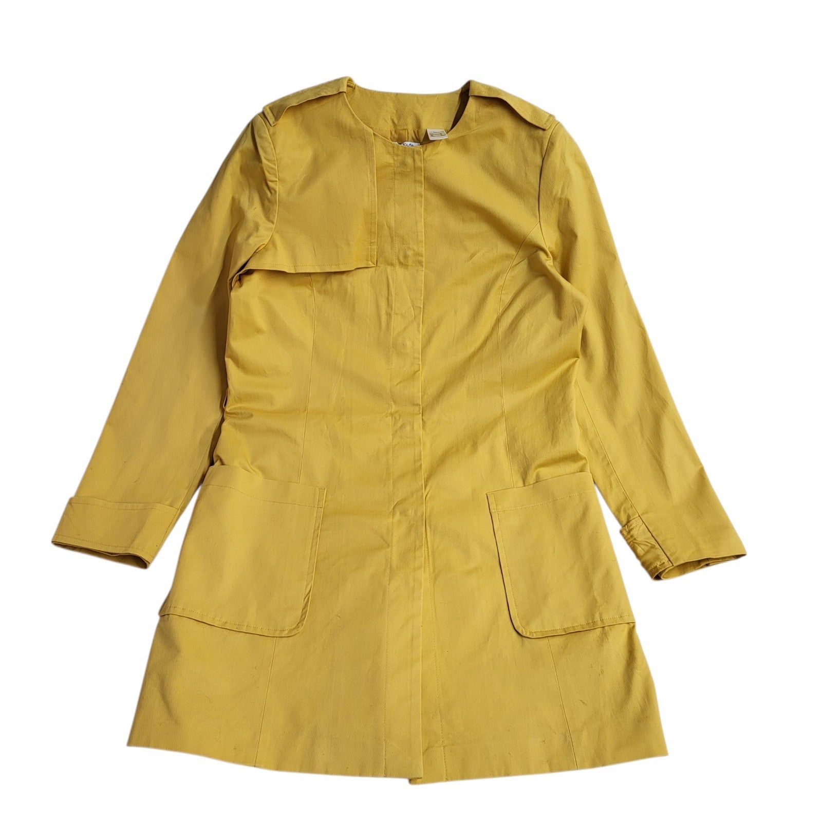 Redoute Coat Bnwt Y2k Yellow Button Uk Women's Size XL
