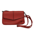 Tom Tailor Red Leather Small Shoulder Bag Uk Women's Size 6.5" x 10"