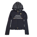 Red Marcecko Sweatshirt Hoodie Black Striped UK Women's Size M Bnwt
