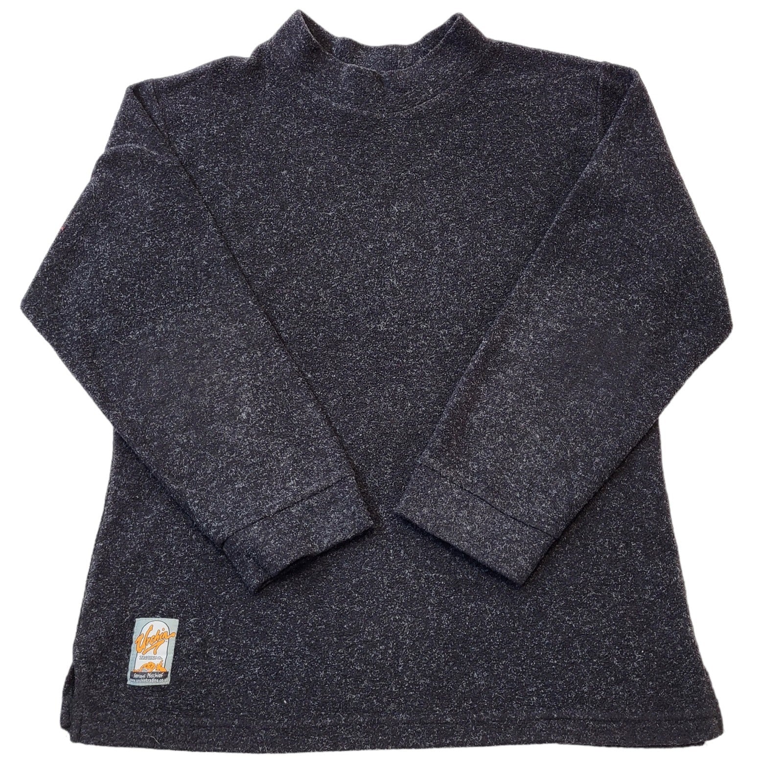 Urchin Trading Co 90s Vintage High Neck Grey Polyester Fleece Men's Size M