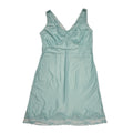 Textil 70s Vintage Light Blue Nightie Slip Dress Women's Size Large