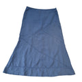 Laura Ashley Y2K Vintage Blue Long Skirt Women's Size 12 W30