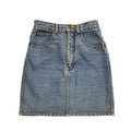 Ice 90s Vintage Blue Acid Wash Denim Mini Skirt Uk Women's Size XS W24