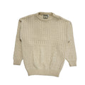 Topman Vintage 80's Beige Cable-Knit Jumper Uk Men's Size Large
