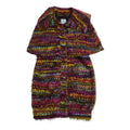 Pop Multicoloured Vintage 90's Capped Sleeve Chunky Cardigan/Coat Women's UK 8