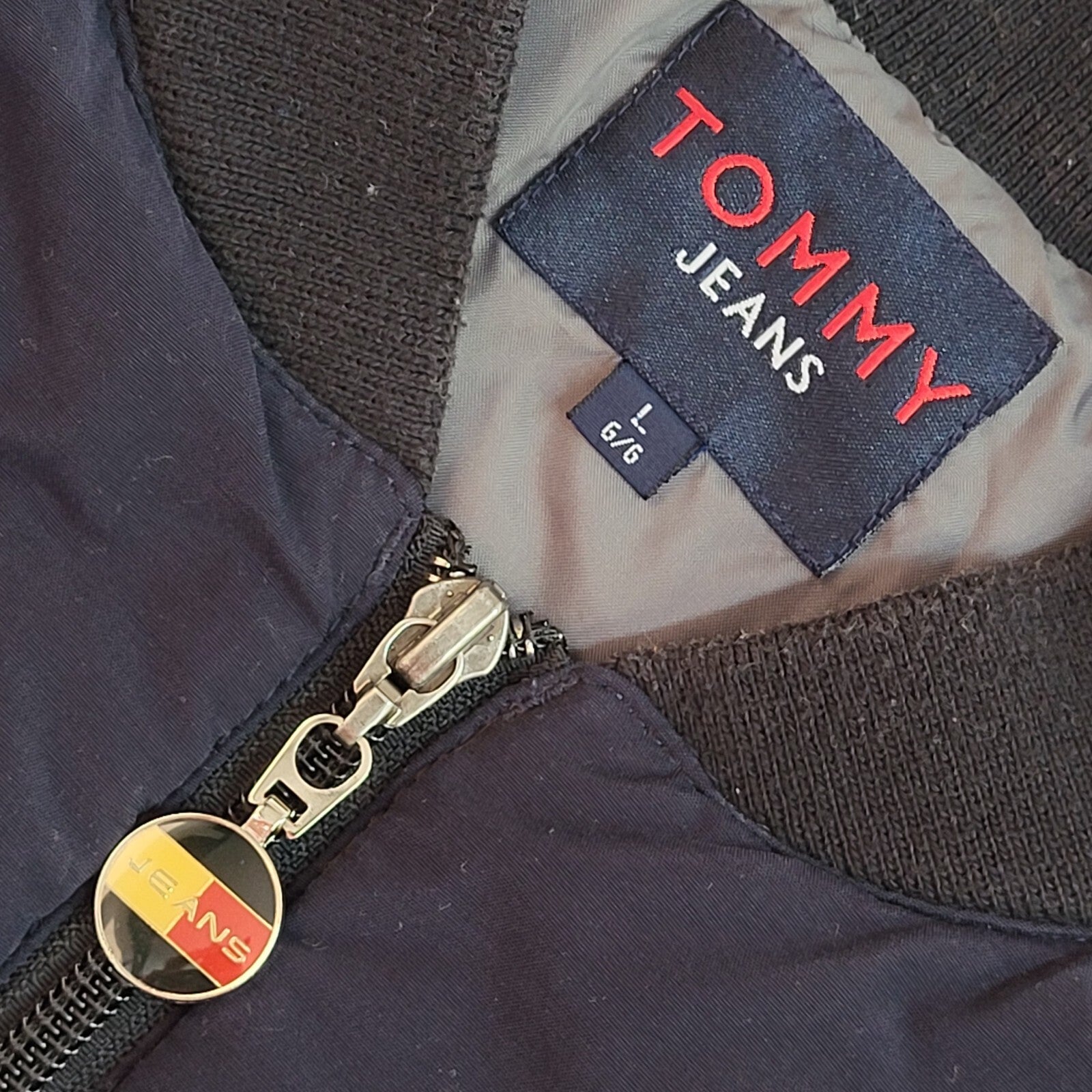 Tommy Jeans Navy Blue Sleeveless High Neck Gilet Uk Men's Size Large