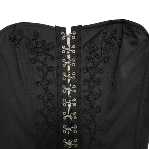 6ixty 8ight Vintage 90's Black Ruched Strapless Bandeau Top Uk Women's 12-14