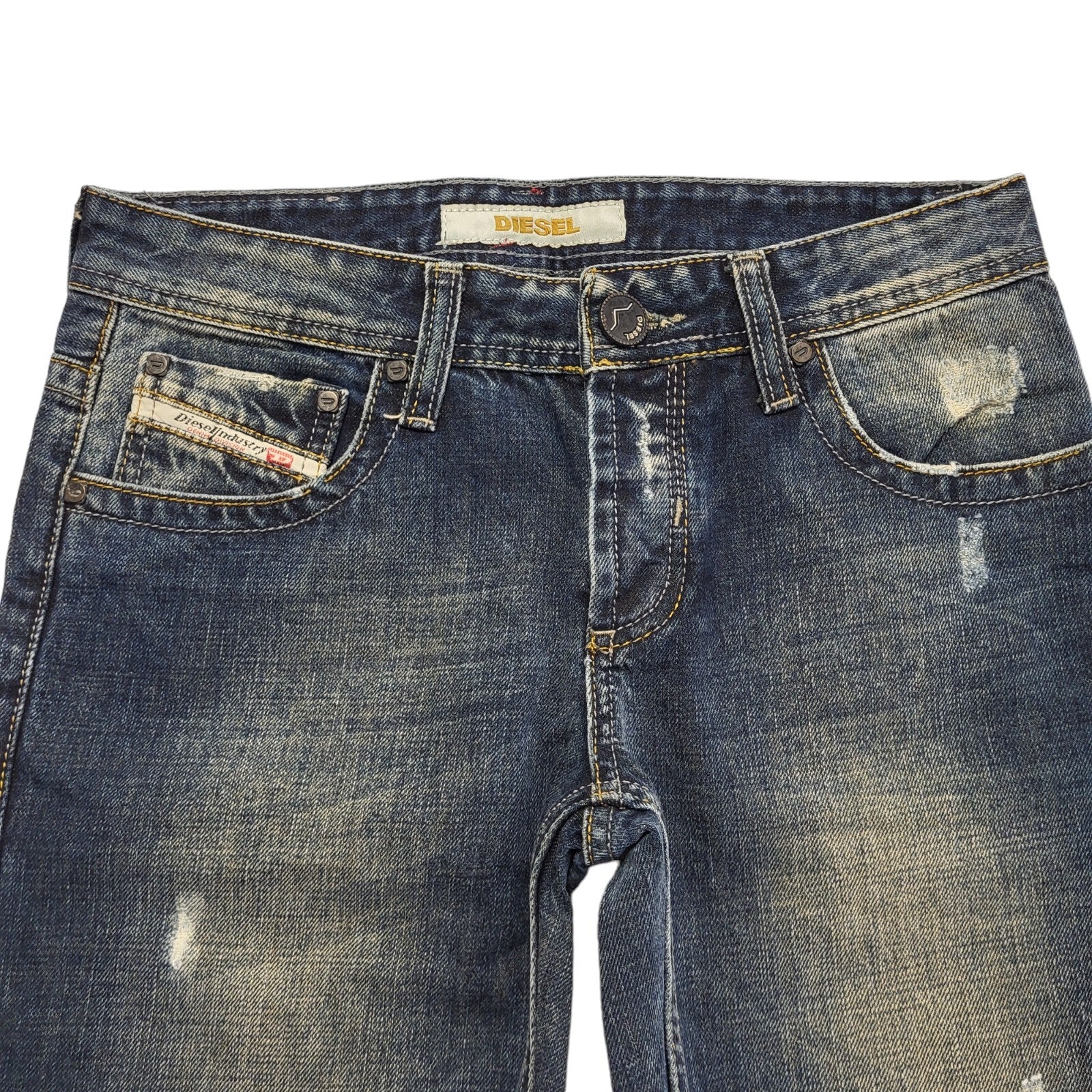 Diesel Vintage Y2K  Blue Straight Denim Jeans Uk Women's Size 10 W28 L33