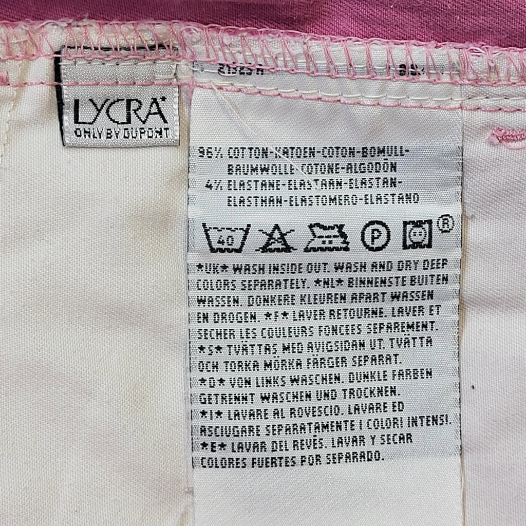 Vintage Y2K Vintage Pink Bootcut Denim Jeans Women's Size 8 W26 L30