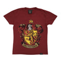 The Harry Potter Shop Burgundy Y2K Gryffindor Short Sleeve T-Shirt Mens Size S