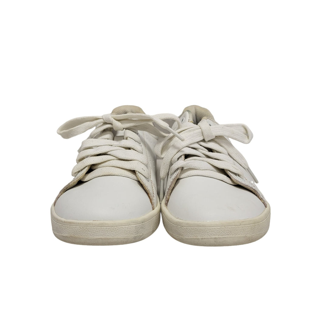 Polo Ralph Lauren Quincey Court White Low Flat Trainers Kids UK 1 Eu 32