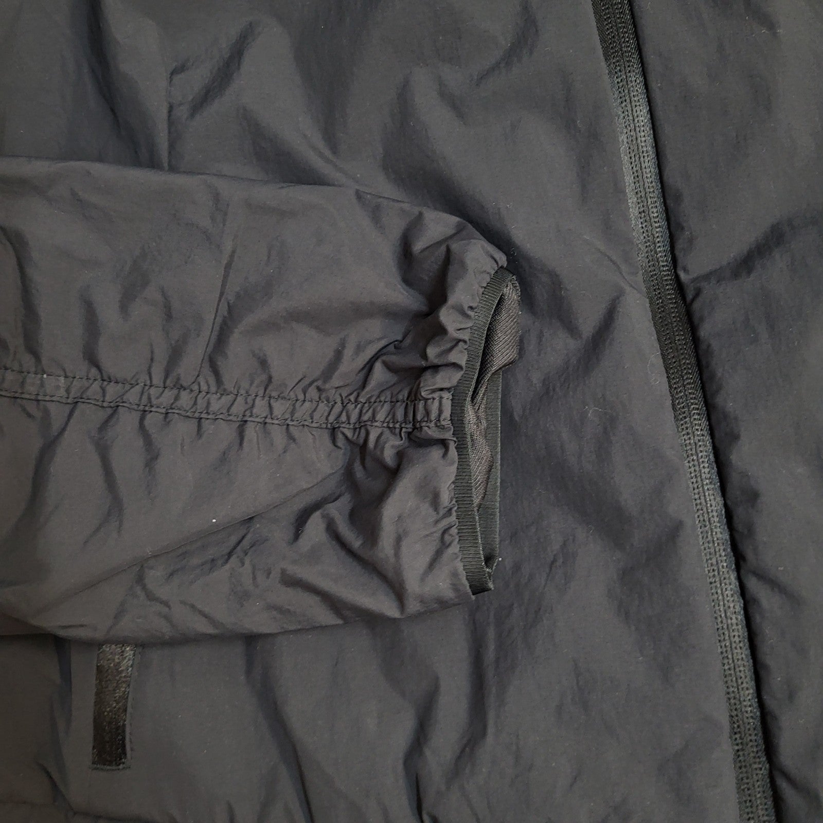 Adidas Windbreaker Jacket Black Y2k Hooded UK Women's Size M 10