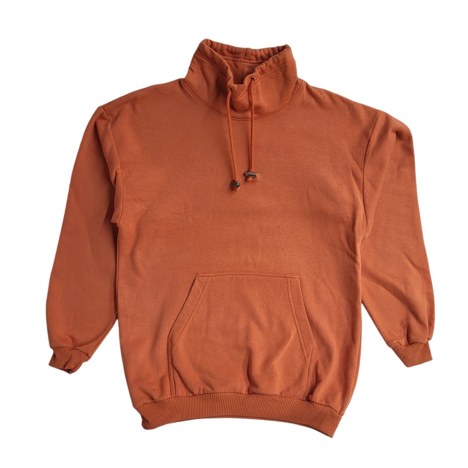 M&S Vintage 90's Orange Roll Neck Jumper UK Women's Size 16