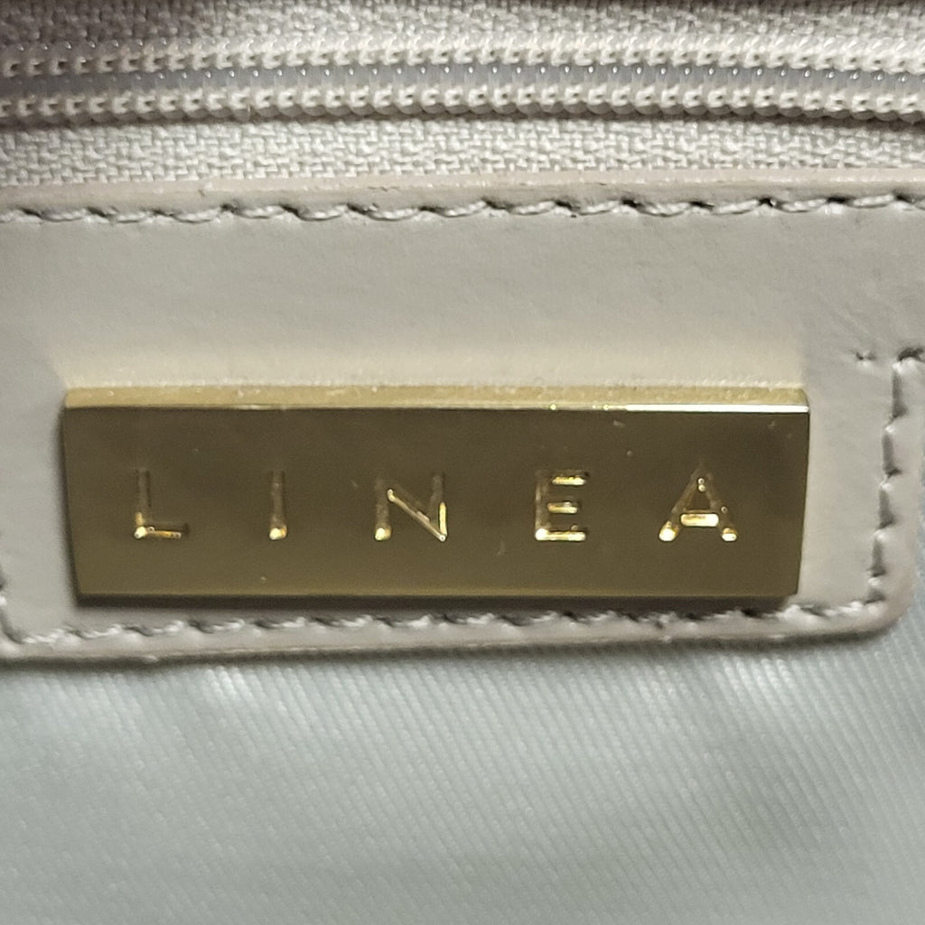 Linea Beige Leather Small Shoulder Bag Uk Women's Size  9" x 8"