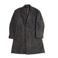 Withers Littlewood Grey 70s Button Vintage Overcoat Uk Men's Size Large