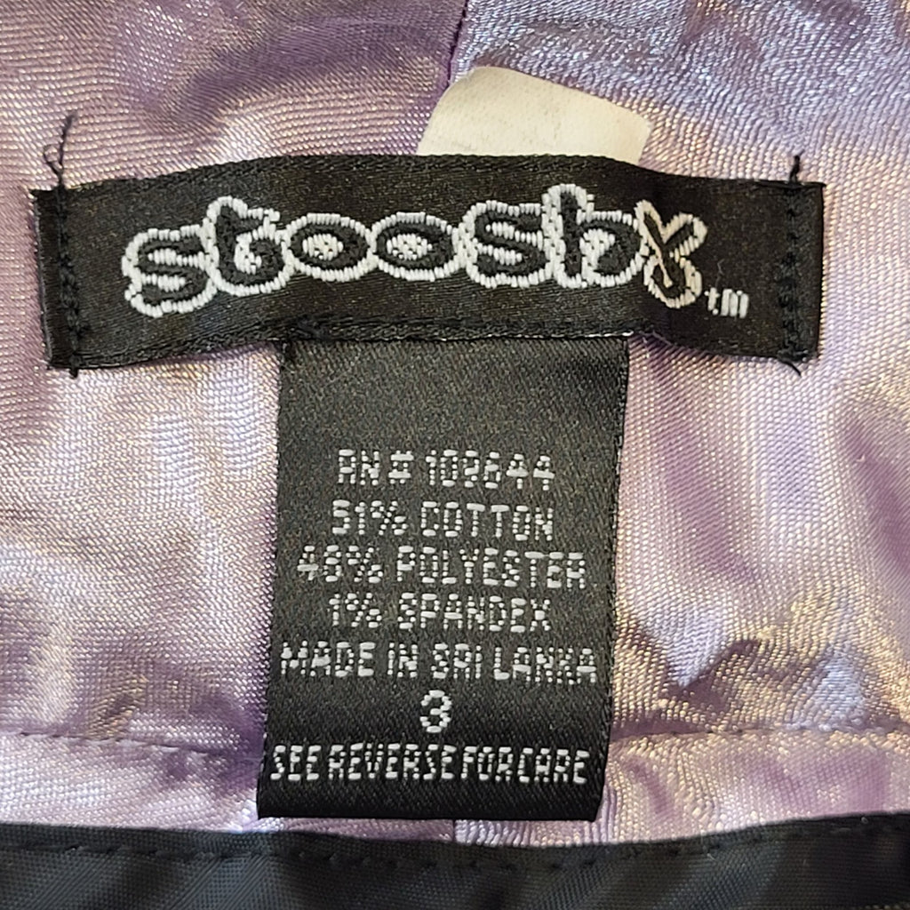 Stooshy Trousers Y2K Vintage Grey Bootcut Flare Trousers Women's Size 12 W30 L31