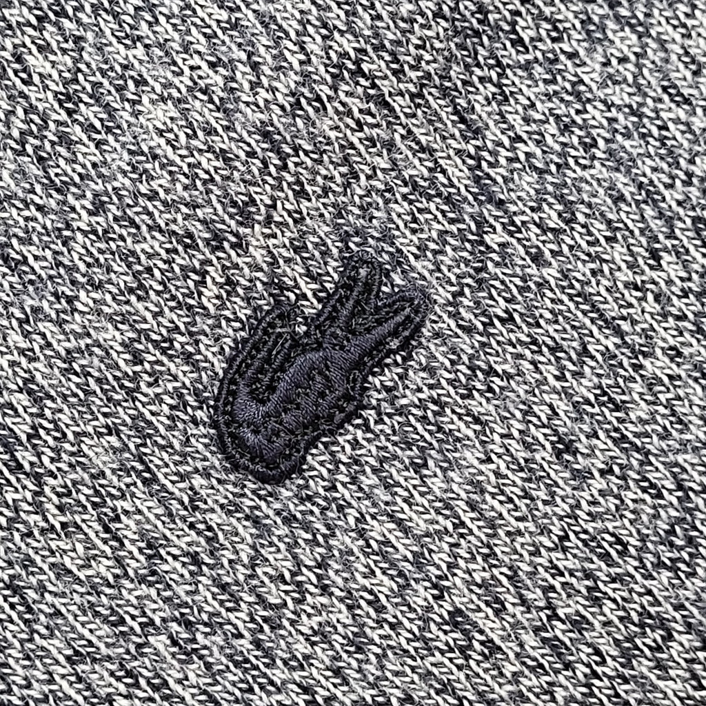 Lacoste Vintage 90's Grey V-Neck Jumper UK Men's Size Small