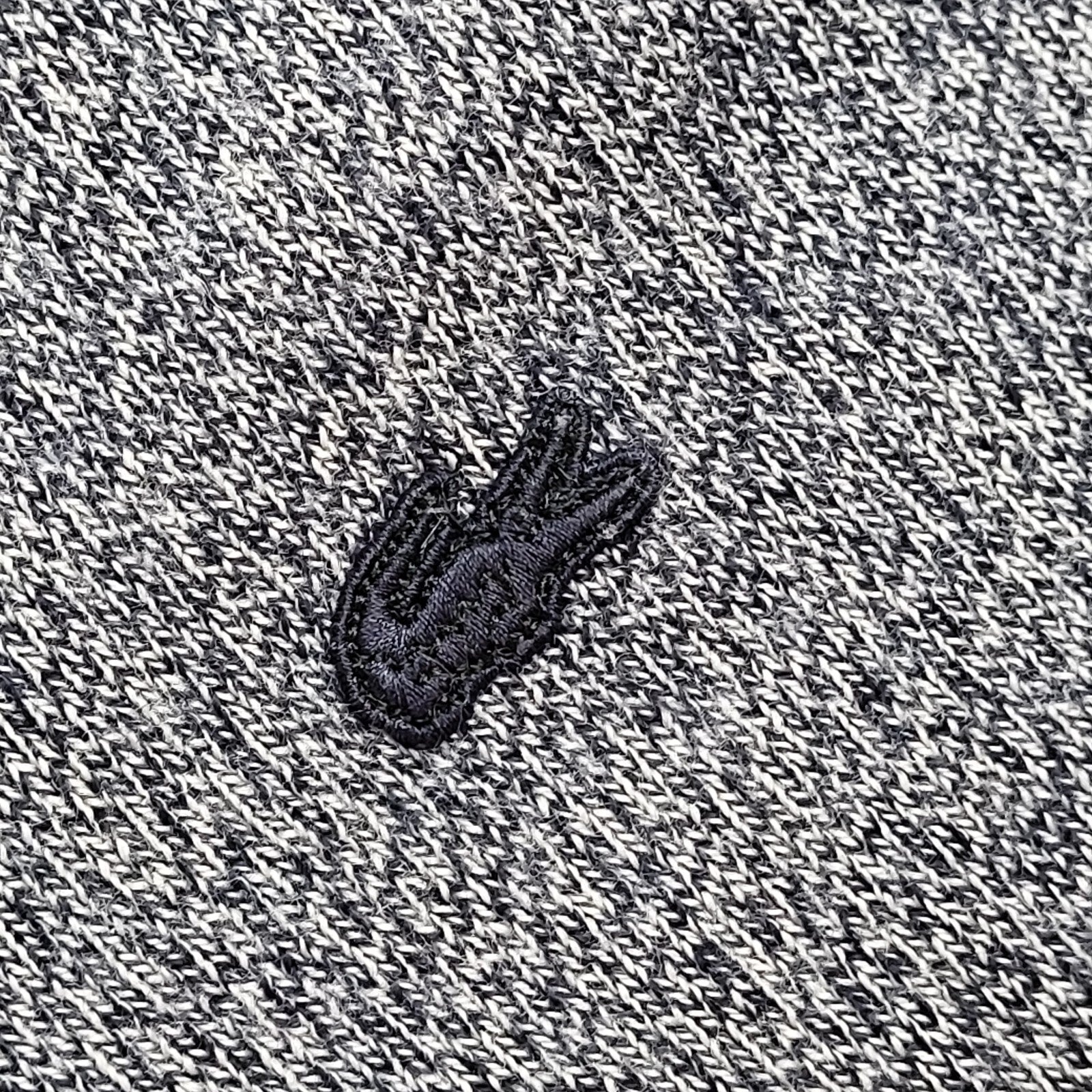 Lacoste Vintage 90's Grey V-Neck Jumper UK Men's Size Small
