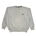 Adidas Grey Vintage 90s Sweatshirt Uk Men's Size 2XL