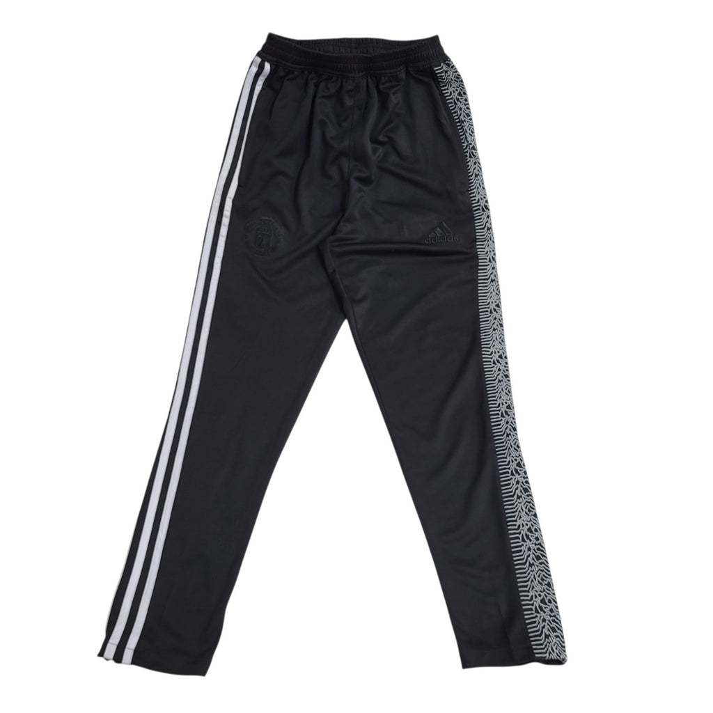 Adidas Y2K Black Man Utd Skinny Tracksuit Bottoms Men's S W30 L29