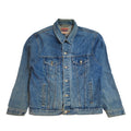 Gio Gio 80s Vintage Mid Blue Button Denim Jacket Uk Men's Size Large