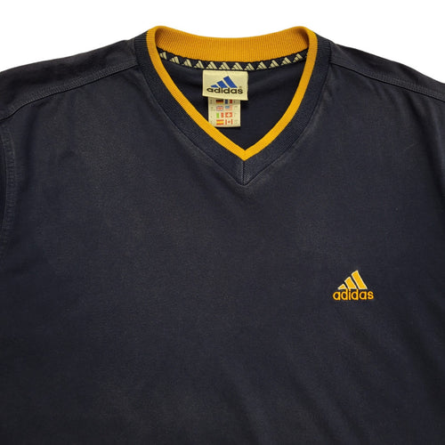 Adidas Vintage 90s  Blue Short Sleeve T-Shirt Mens UK Size XL