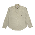 Tommy Hilfiger Vintage 80's Beige Long Sleeve Shirt Men's UK Size S