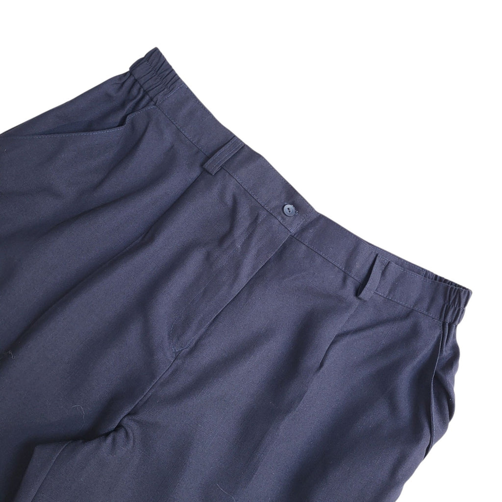 Peter Anne 70s Vintage Blue Tapered Trousers Uk Women's 20 W40 L30