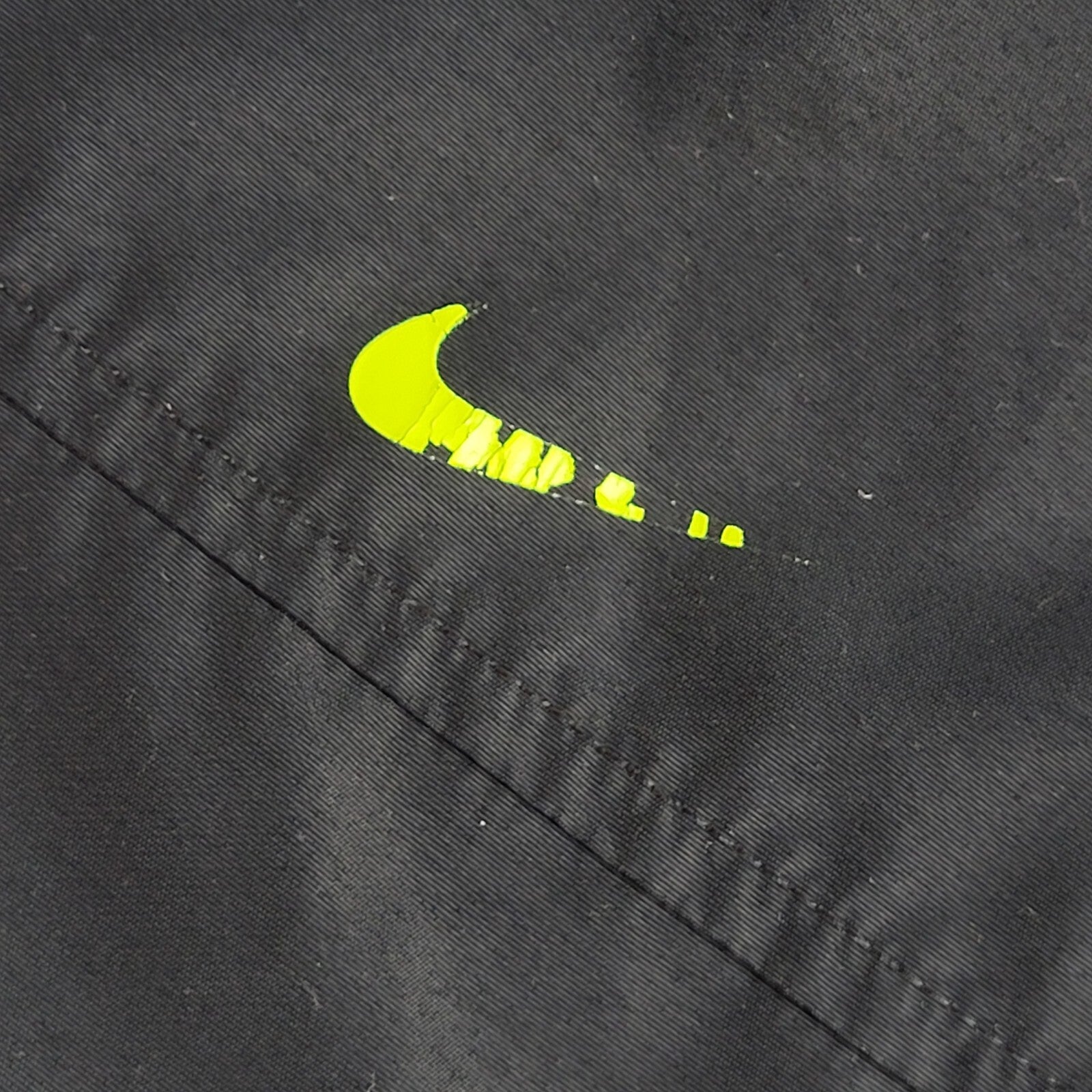 Nike Black Vintage Y2k Hooded Sports Jacket UK Men's Size Large
