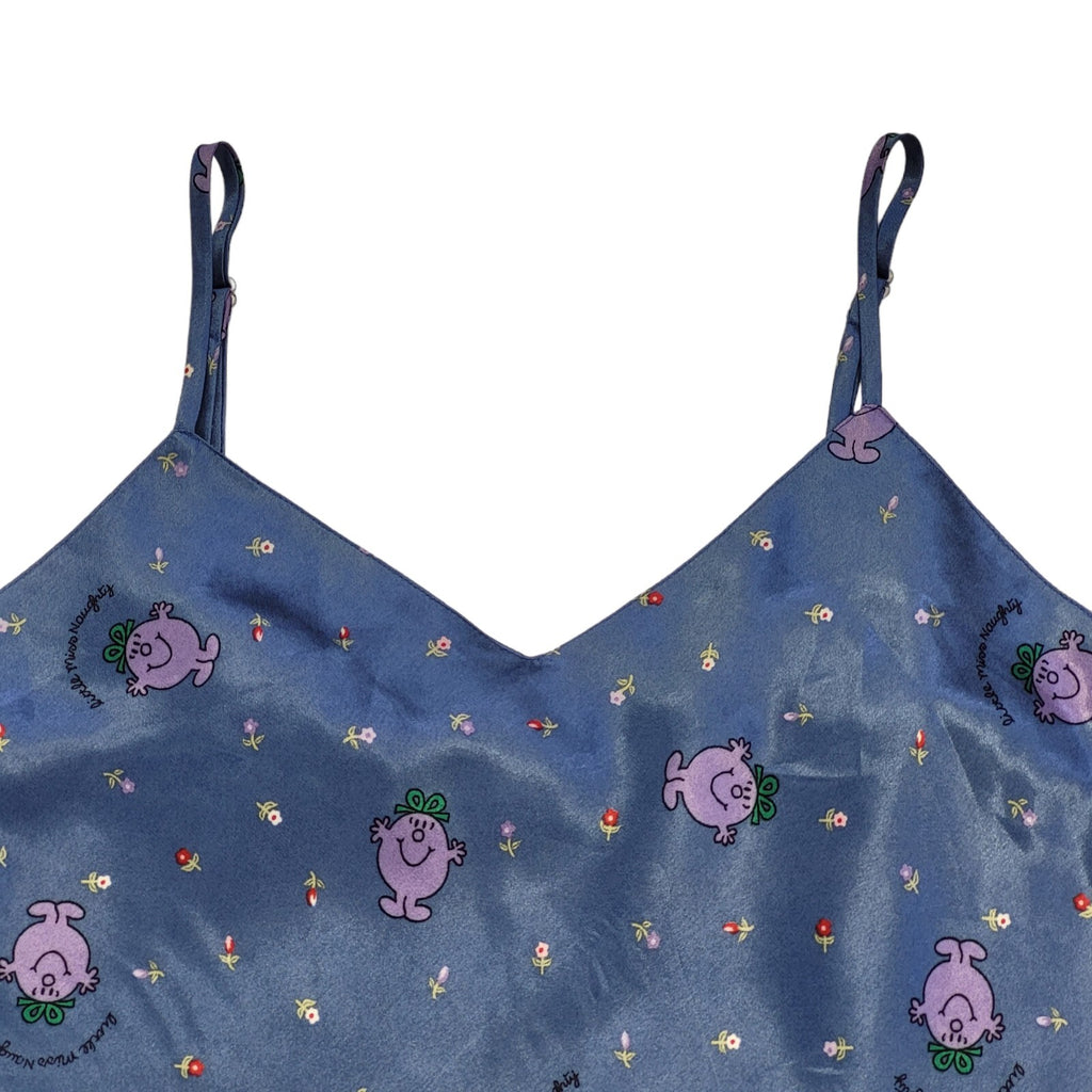 La Senza Y2K Blue Little Miss Naughty Night Dress Womens UK M