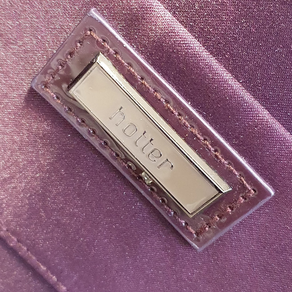 Hotter Bryanna Burgundy /Purple Chain Strap Cross Body Evening Bag 11" x 8" BNWT