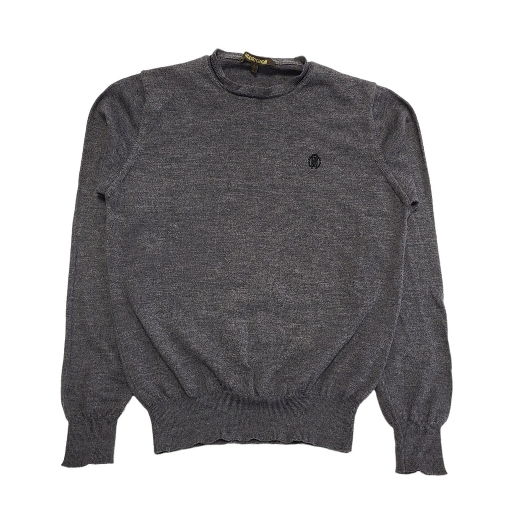 Roberto Cavalli Grey Round Neck Jumper Women's Size Small