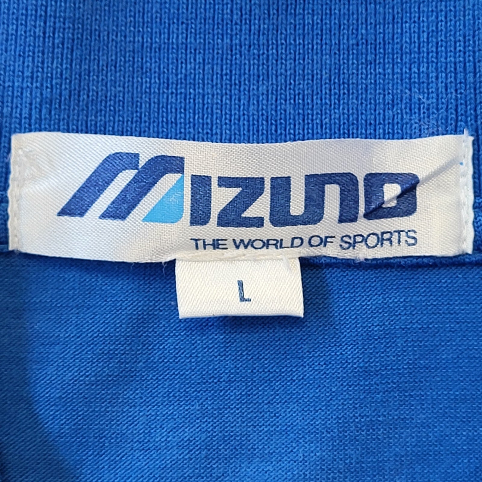 Mizuno 90s Vintage Blue Short Sleeve Golf Polo Shirt Men's Size Large