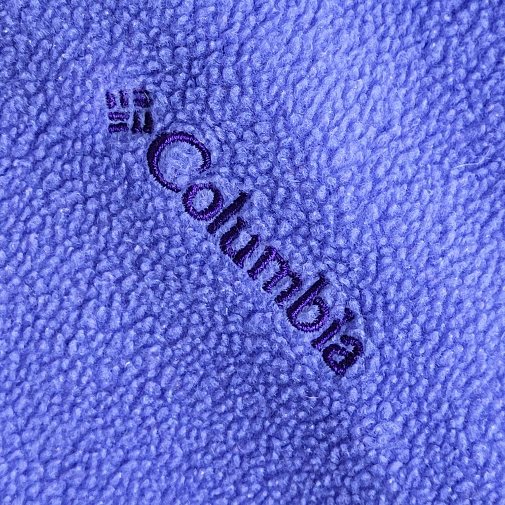 Columbia Vintage Y2k Purple Fleece Hiking Jacket Uk Women's Size L