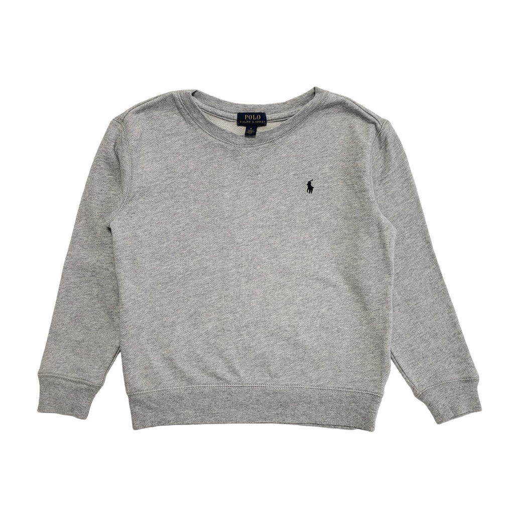 Polo Ralph Lauren Grey Crew Neck Sweatshirt Uk Kids Age 6 Years