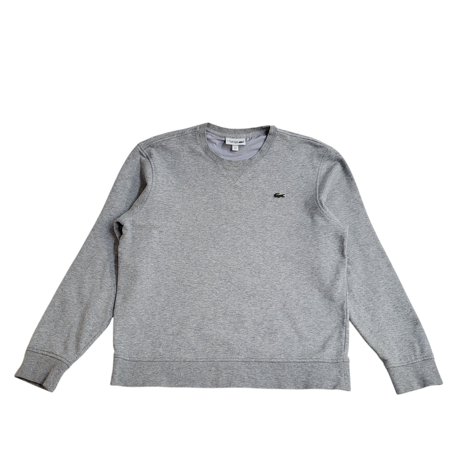 Lacoste Sport Y2K Vintage Grey Sweatshirt Men's Size M