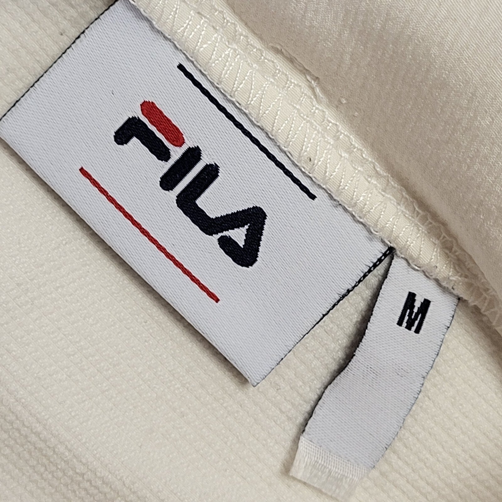 Fila Cream Vintage Y2K  Short Golf Sports Skirt Uk Women's Size M W28