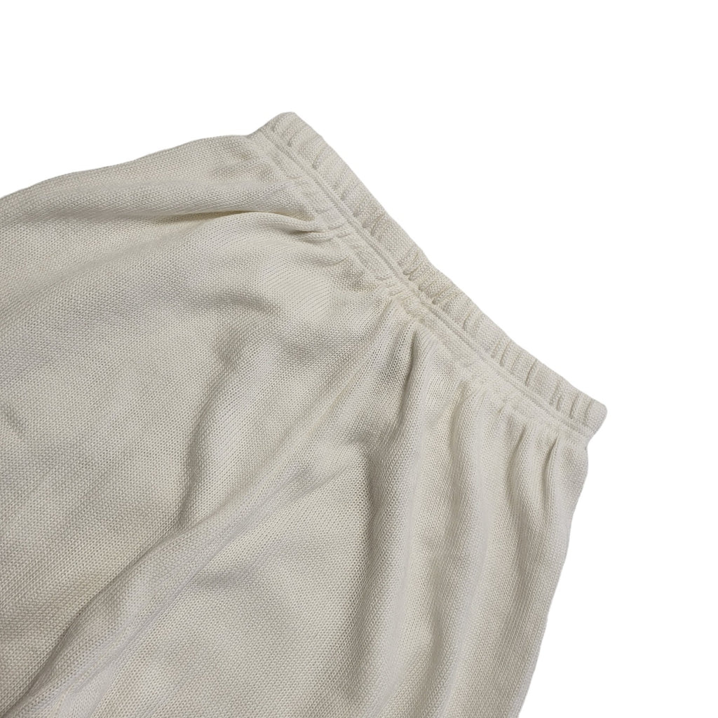Usha Nisha 90s White Wide Leg Trousers Uk Women's Size 10 W28 L28