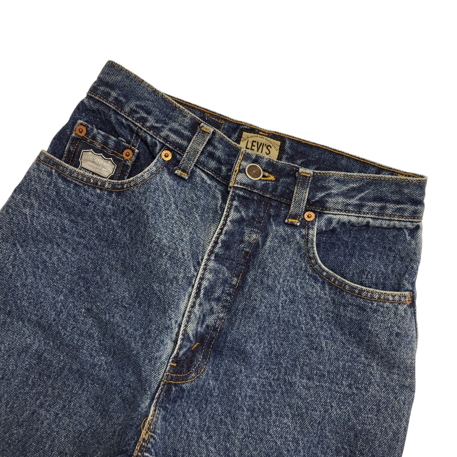 Levis Vintage 80s Blue Tapered Leg Denim Jeans Women's Size 8 W26-28 L29