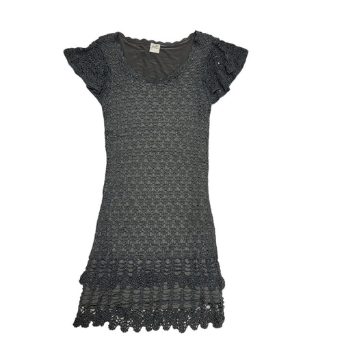 Belle By Oasis Y2K Grey Laced Short Party Dress UK Size Medium