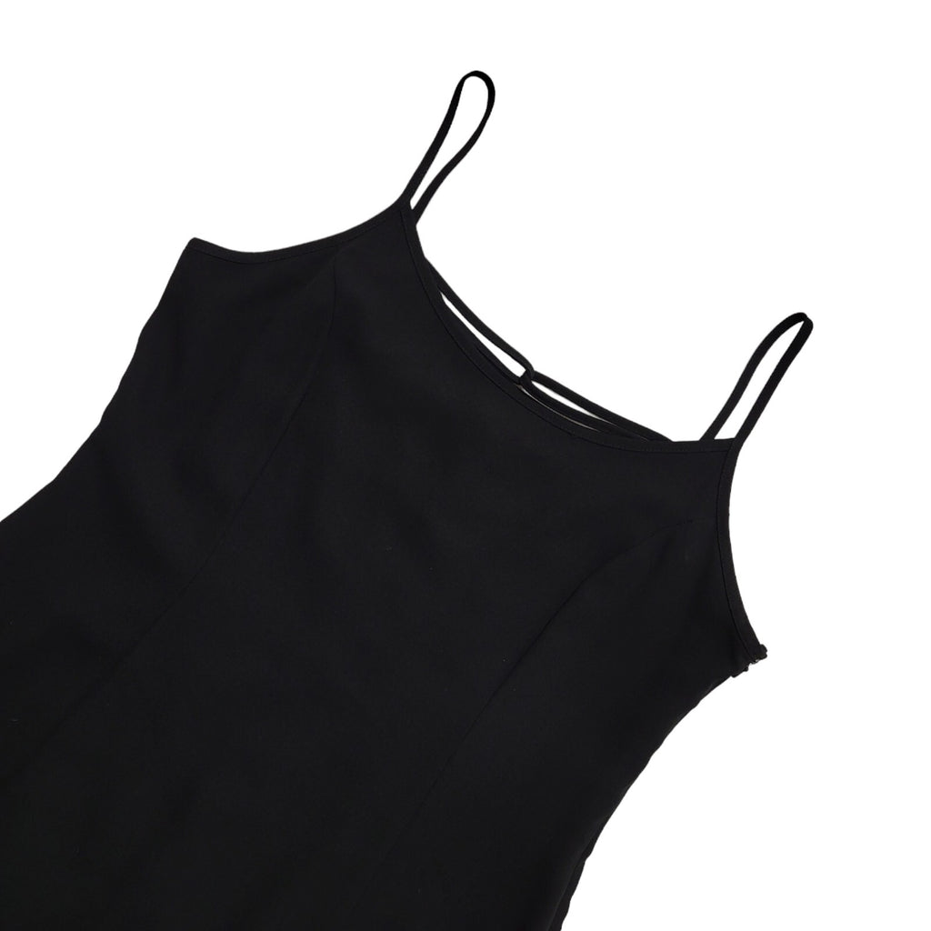 Principles Vintage 90s Black Sleeveless Dress Uk Women's Size 16 W34