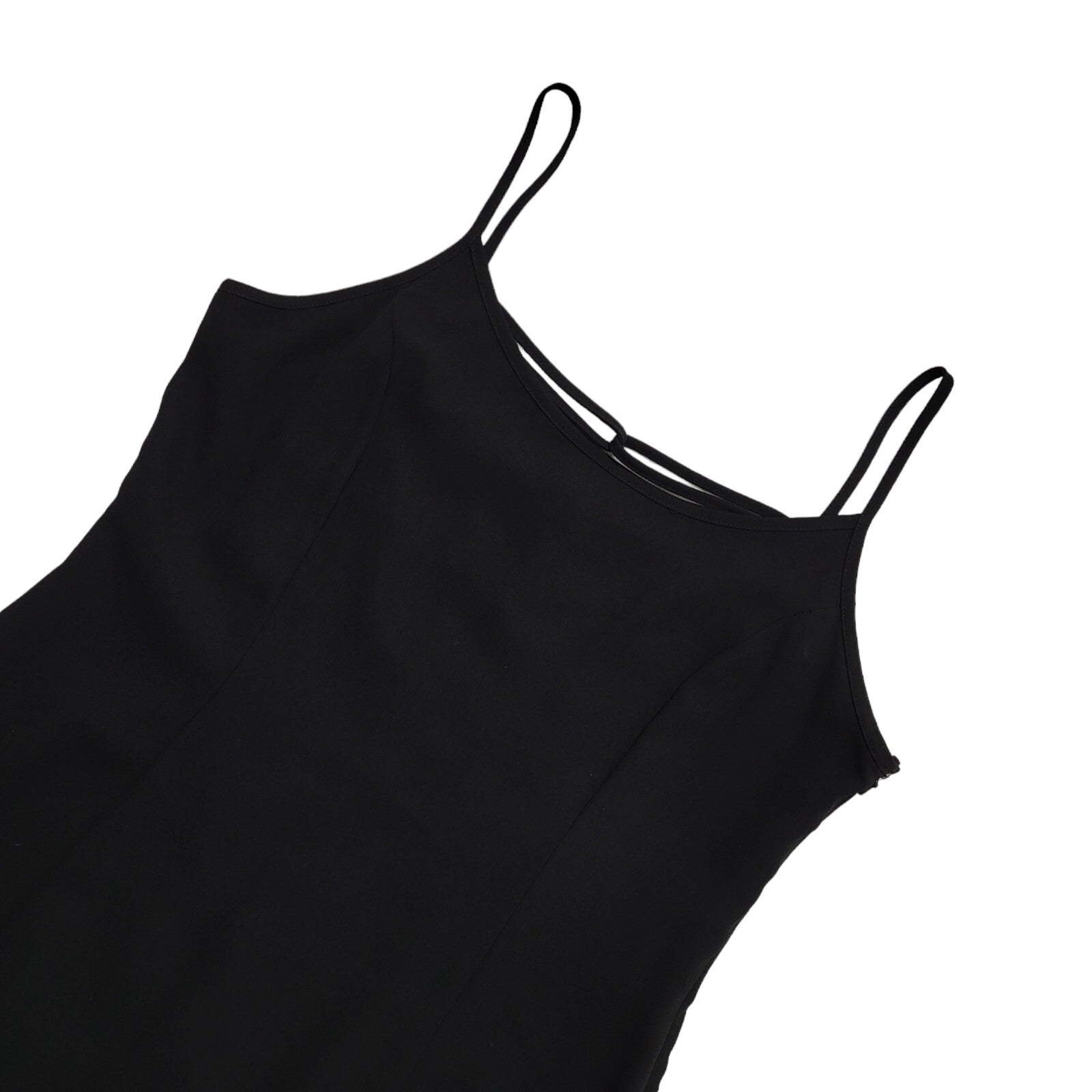 Principles Vintage 90s Black Sleeveless Dress Uk Women's Size 16 W34