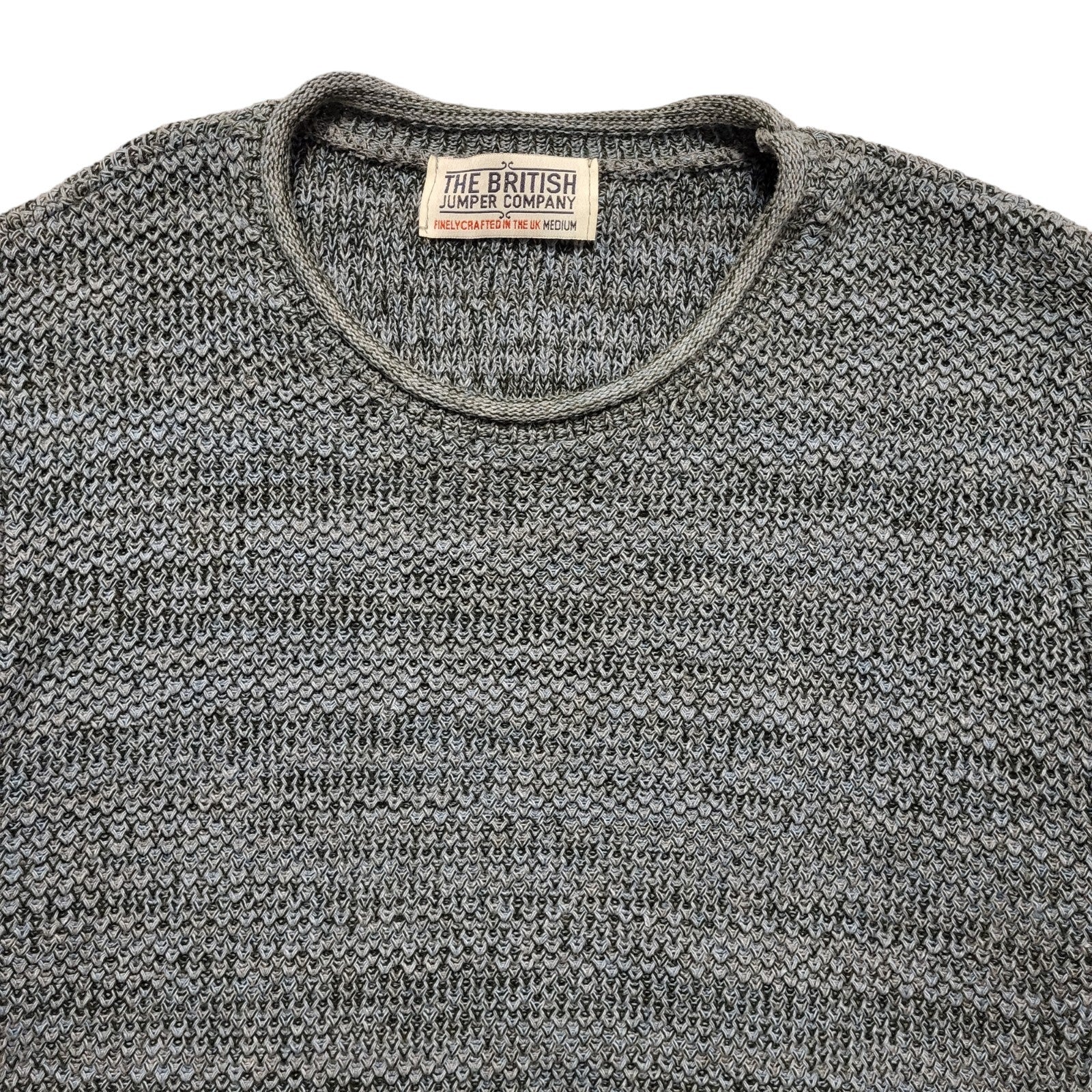 The British Jumper Vintage 90s Blue Crew Neck Jumper Uk Men's Size M