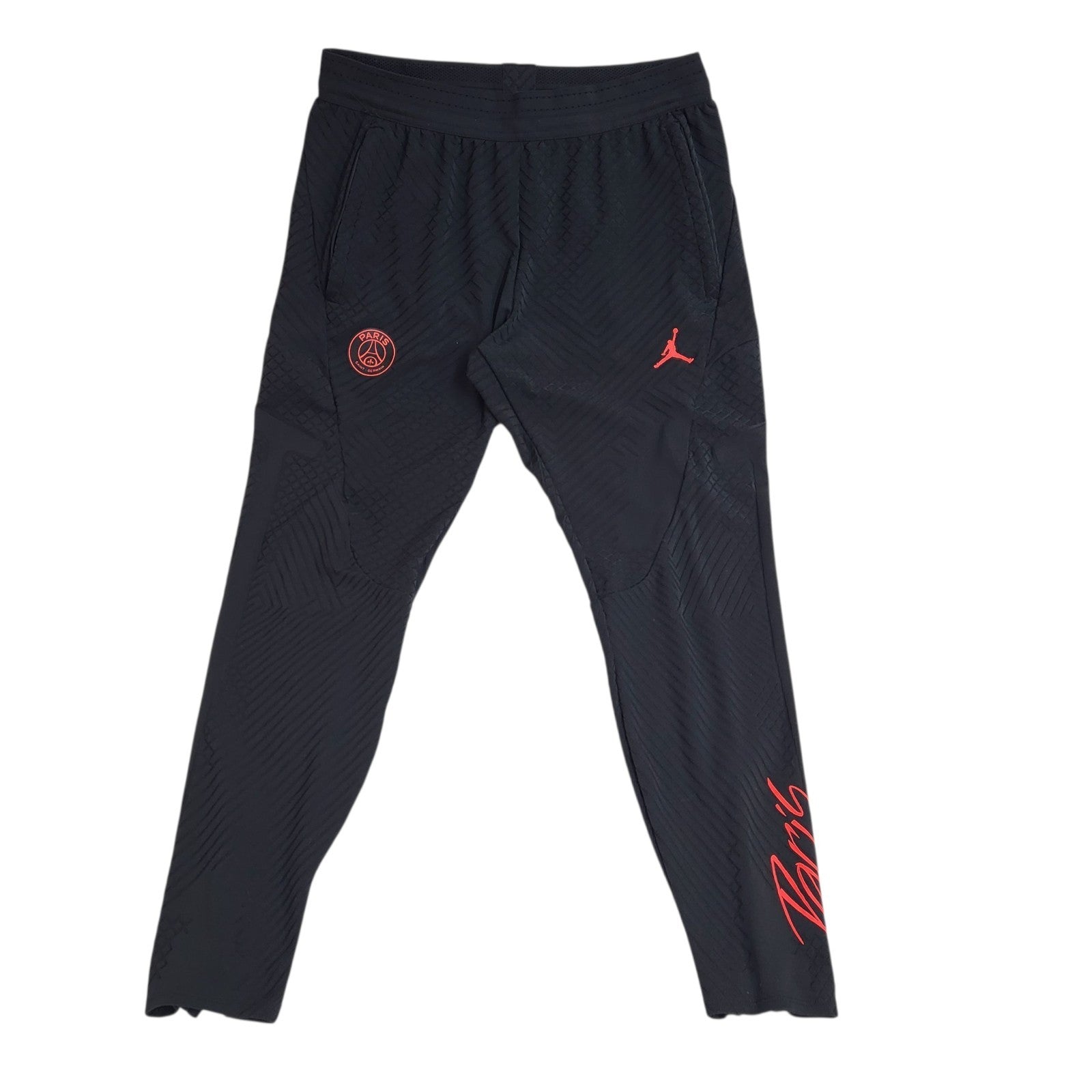 PSG Jordan Y2K Vintage Black Skinny Leg Tracksuit Bottoms Men's Size L W34 L29