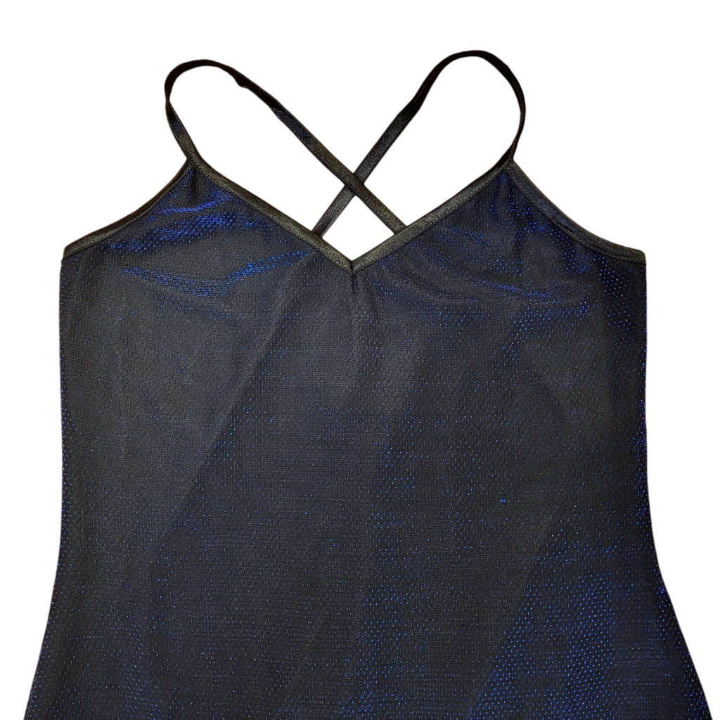New Look 90s Vintage Dark Blue Dress Women's Size 14