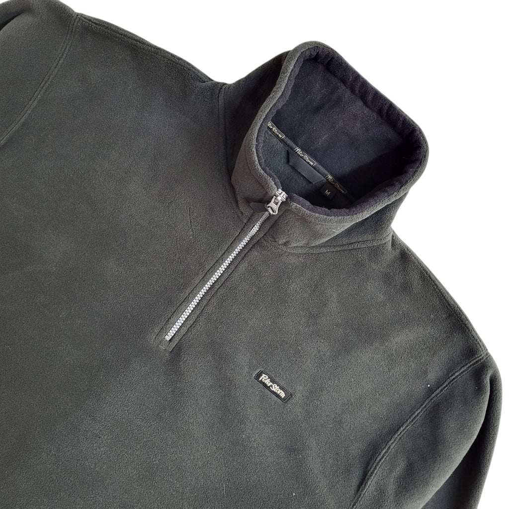 Peter Storm Green Y2k High Neck Fleece Hiking Jacket Uk Men's Size Medium